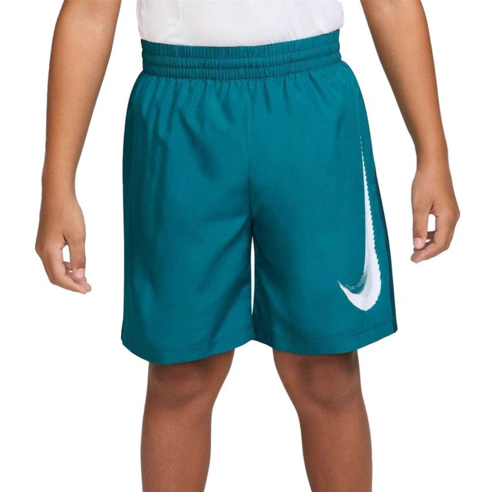 Nike Boys Dri-FIT Big Logo Shorts / Spruce